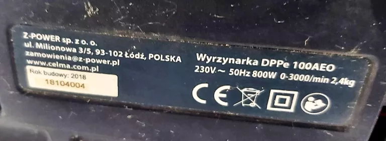 WYRZYNARKA CELMA DPPE 100AEO