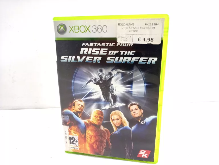 XBOX 360 FANTASTIC FOUR RAISE OF THE SILVER SURFER