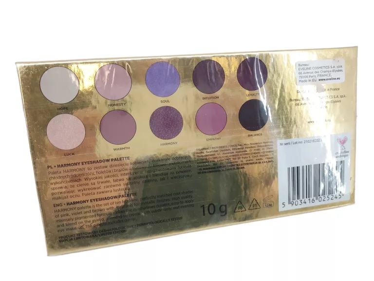 eveline-cosmetics-paleta-cieni-harmony-stan-uzywany