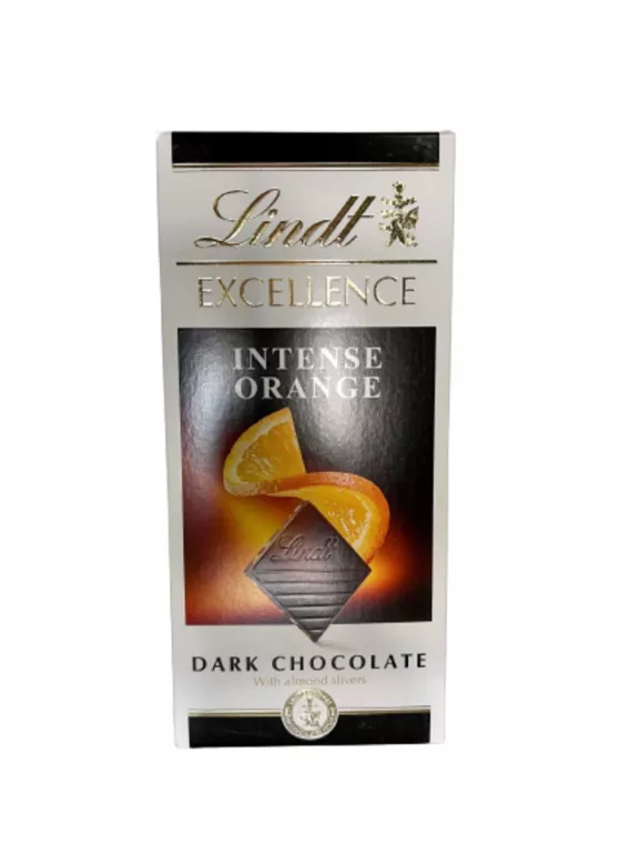 CZEKOLADA LINDT GORZKA Z POMARAŃCZĄ