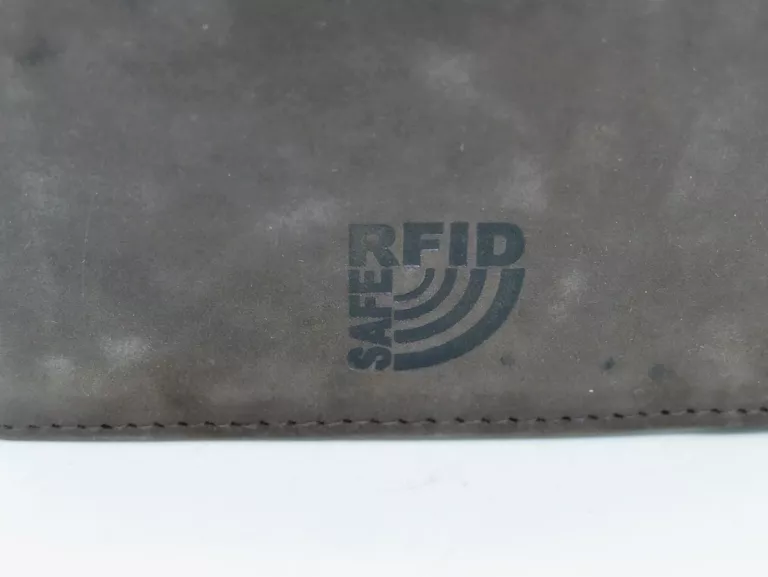 PORTFEL MĘSKI SKÓRZANY MUSTANG RFID BRĄZOWY