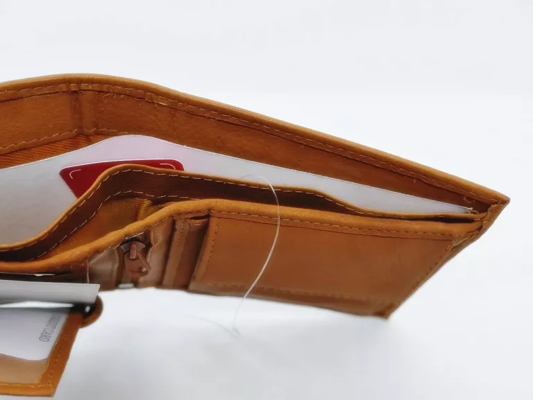 PORTFEL MĘSKI SKÓRZANY MUSTANG KOLOR BRĄZOWY