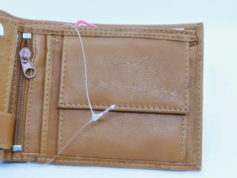 PORTFEL MĘSKI SKÓRZANY MUSTANG KOLOR BRĄZOWY