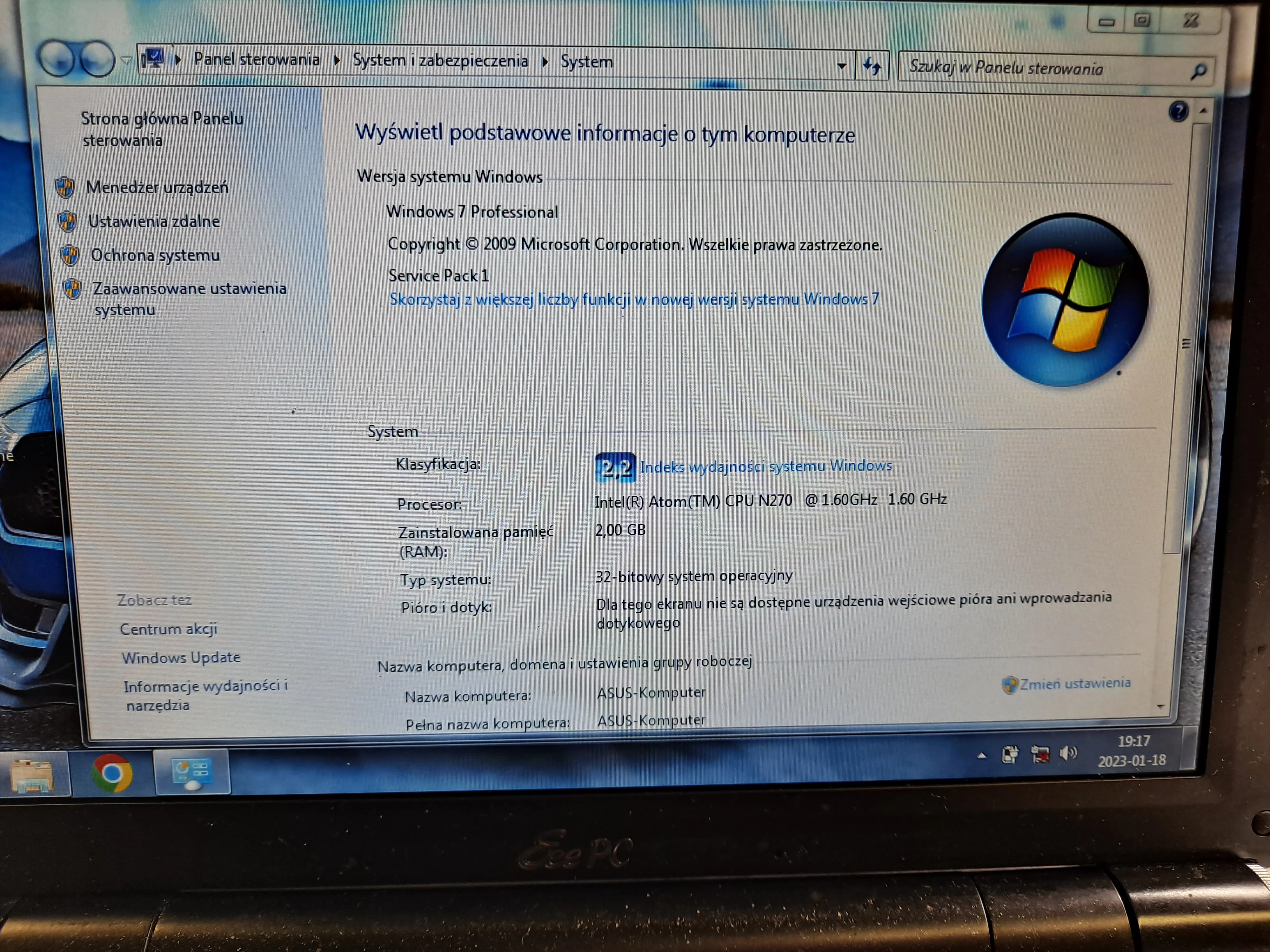 laptop-asus-eee-1000h-okazja-stan-uzywany