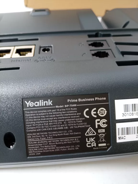 YEALINK SIP-T54W PRIME BUSINESS PHONE