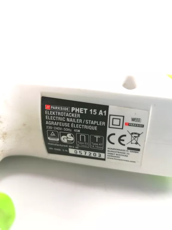 TAKER PARKSIDE PHET 15 A1