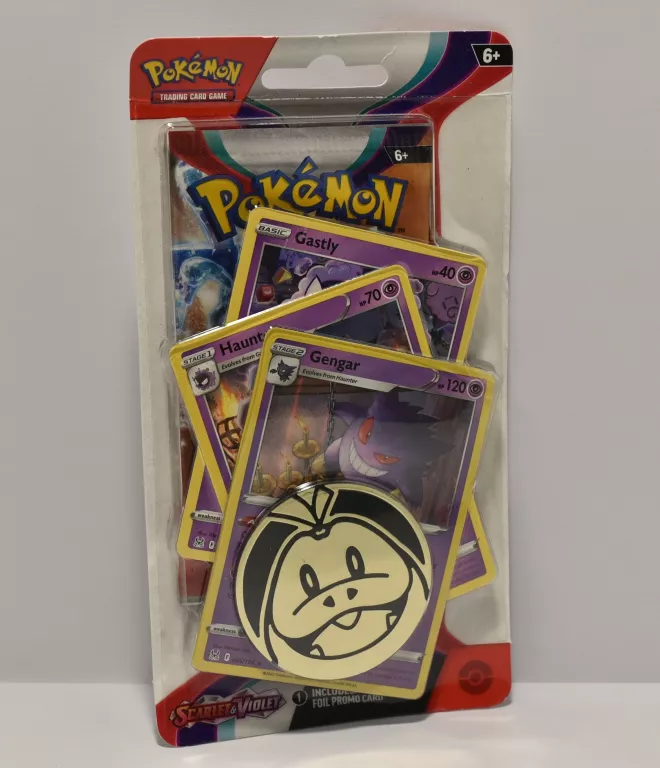 POKEMON TCG CARD GAME GENGAR EX BOX - 4 BOOSTER PACKS - GTIN/EAN