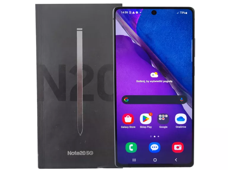 SAMSUNG GALAXY NOTE 20 5G 8/256GB NA CZĘŚCI