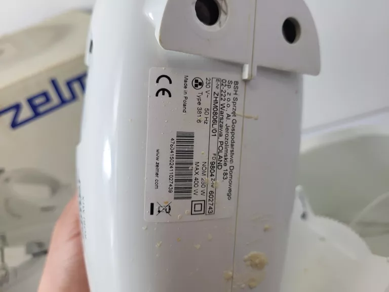 ZELMER HM0800/381 MIKSER Z MISĄ