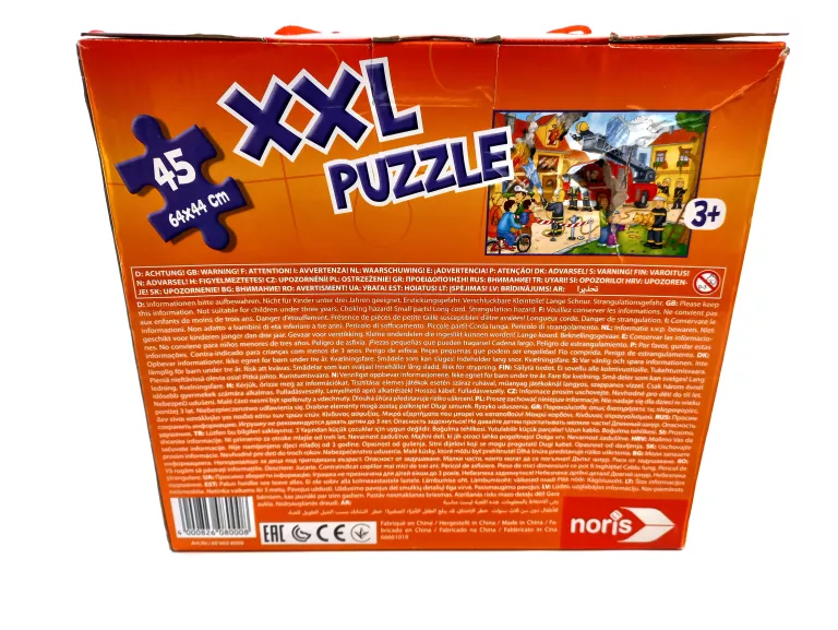 NORIS DUŻE PUZZLE XXL DLA DZIECI STRAŻ POŻARNA