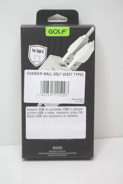 ŁADOWARKA + KABE  GOLF USB-C