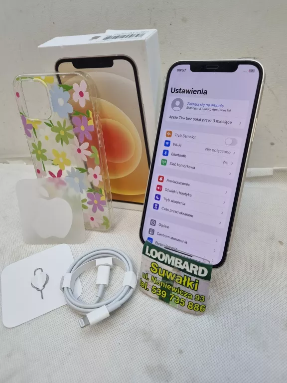 TELEFON IPHONE 12 64GB KOMPLET