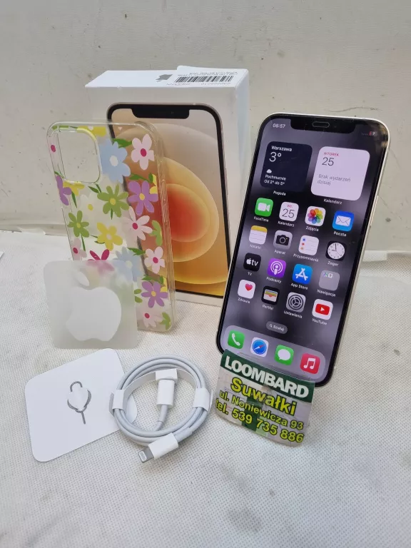 TELEFON IPHONE 12 64GB KOMPLET