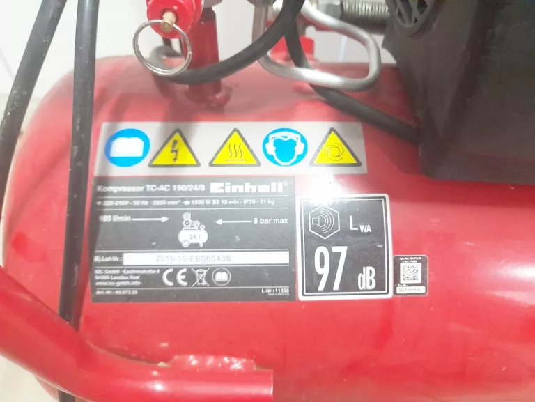 KOMPRESOR OLEJOWY EINHELL TC-AC 190/24/8
