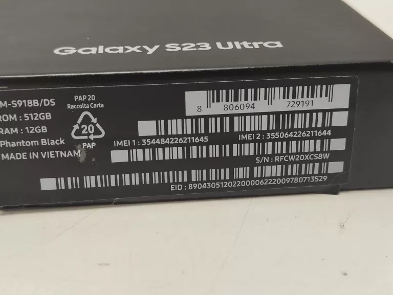 SAMSUNG GALAXY S23 ULTRA 5G 512GB OPIS !!!