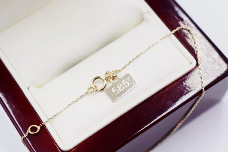 zlota-bransoletka-celebrytka-koleczko-585080g19cm-stan-11323-2