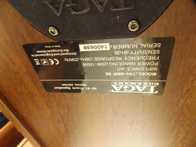 GŁOŚNIKI KOLUMNY TAGA HARMONY TAV-606 SE 5.0