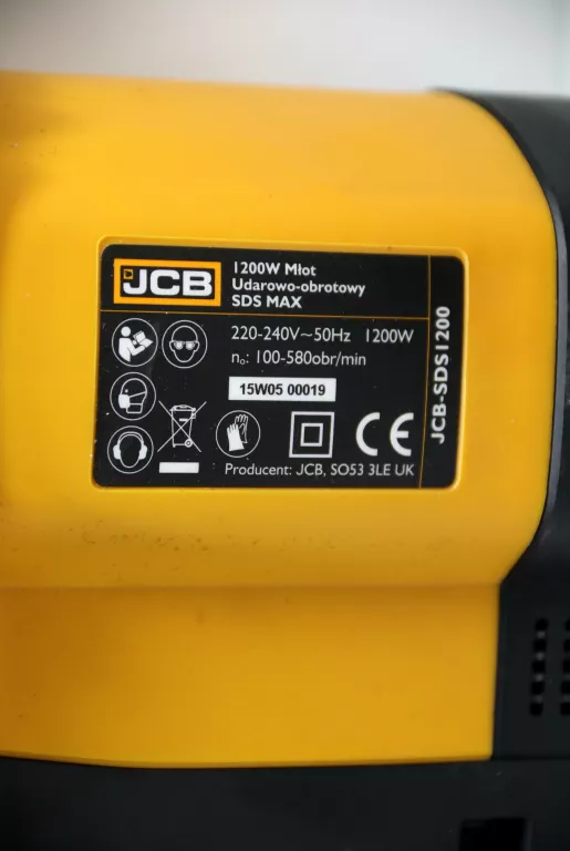 MŁOT UDAROWY JCB SDS 1200W
