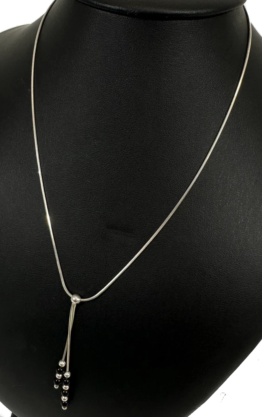 lancuszek-zmijka-z-czarnymi-kuleczkami-46g-pr925-dlugosc-calkowita-41