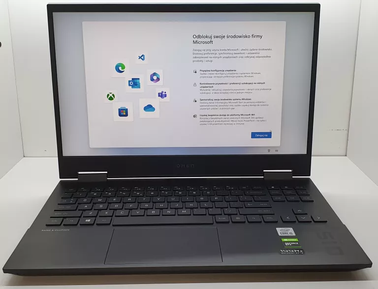 LAPTOP GAMINGOWY OMEN 15-EK0026NW I5-10300H 16GB