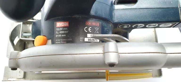 PILARKA TARCZOWA RYOBI CCS-1801/D-OPIS