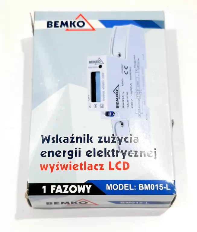 BEMKO LICZNIK LCD WSKAŻNIK ZUŻYCIA ENERGII BM015L