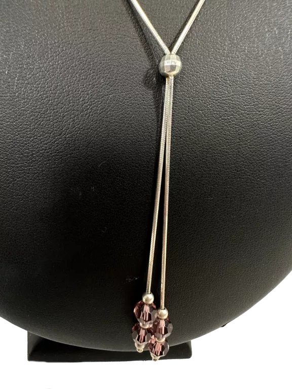 lancuszek-zmijka-krawatka-z-fioletowymi-kuleczkami-58g-925-damski-stan-11323-2