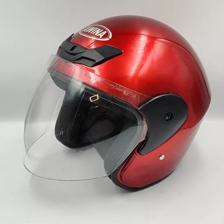 KASK OTWARTY AWINA JET CZERWONY / S
