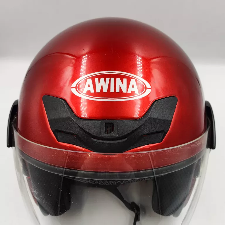 KASK OTWARTY AWINA JET CZERWONY / S