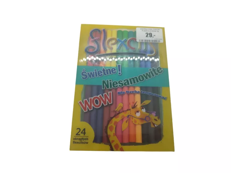 ZAKRĘCONE KREDKI FLEXCILS WOW 24 KOLORY