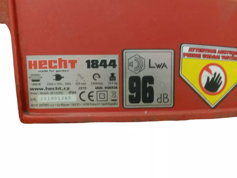 KOSIARKA ELEKTRYCZNA HECHT 1800W