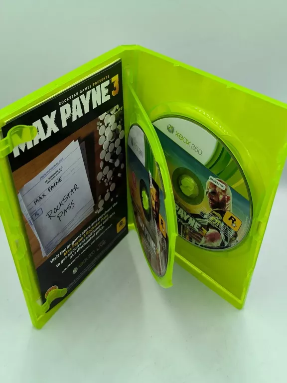 GRA NA XBOX 360 MAX PAYNE 3 MOCNE ZARYSOWANIA !!