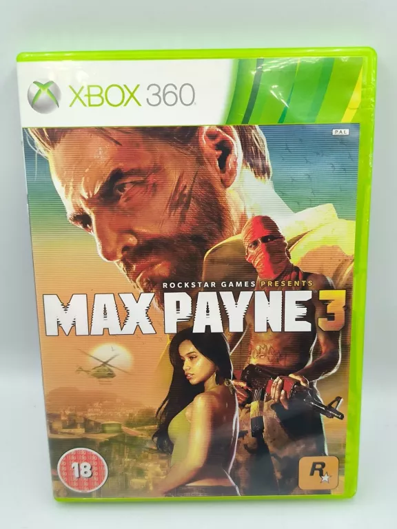 GRA NA XBOX 360 MAX PAYNE 3 MOCNE ZARYSOWANIA !!