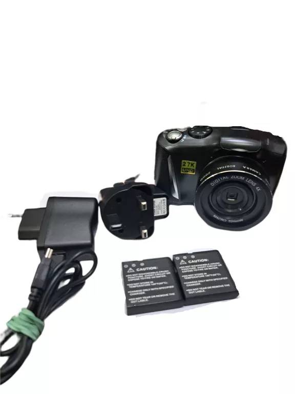 APARAT CYFROWY HIGH DEFINITION 2.7K UHD, 52MM!