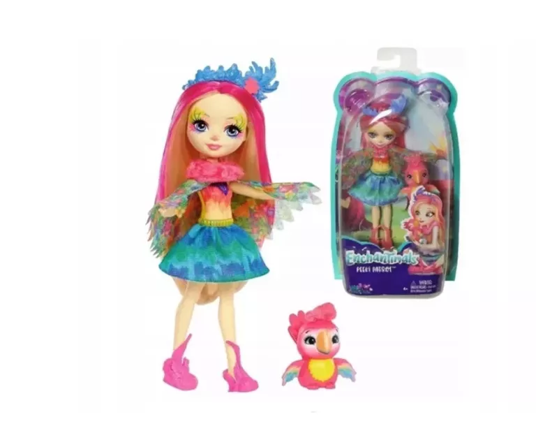 LALKA ENCHANTIMALS LALKA PEEKI PARROT & SHEENY