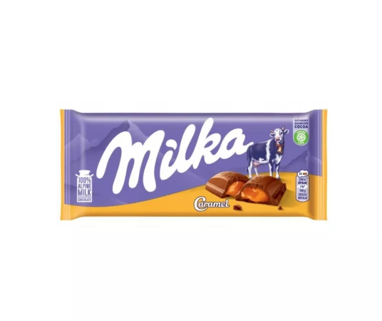CZEKOLADA MILKA CARAMEL 100G