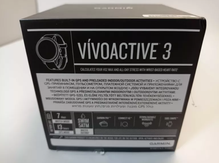 SMARTWATCH GARMIN VIVOACTIVE 3 BIAŁY