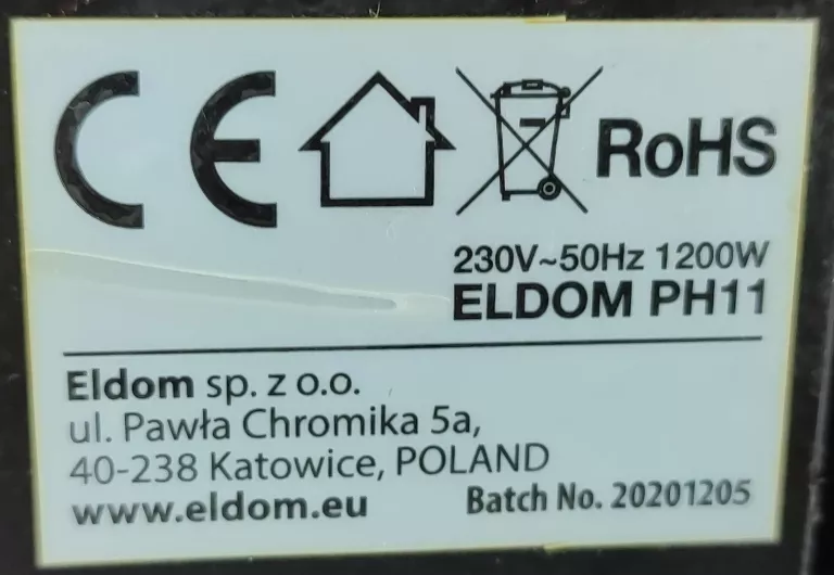 KUCHENKA ELDOM PH11