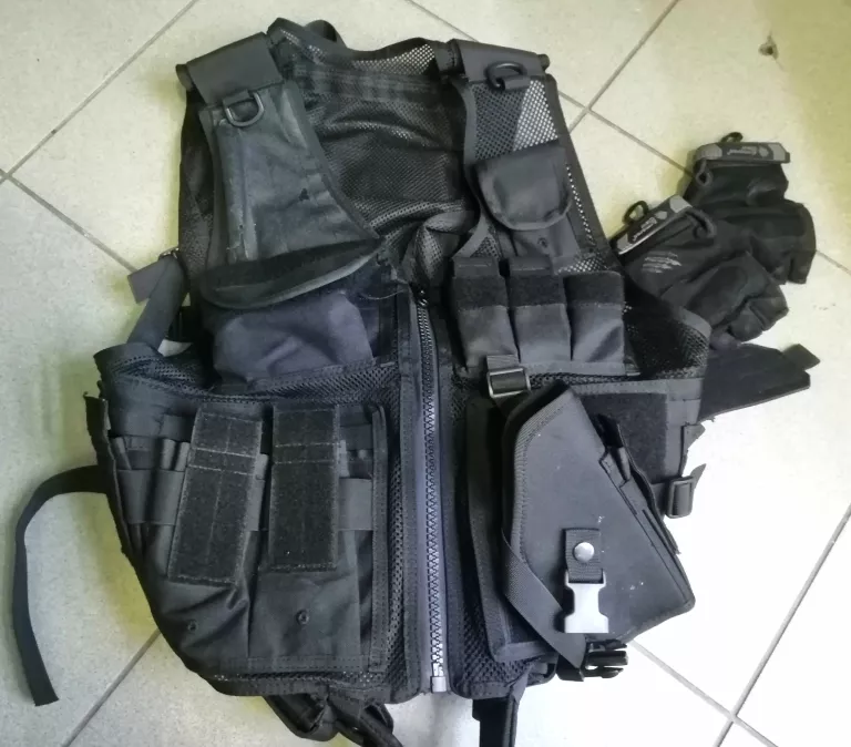 KAMIZELKA TAKTYCZNA ASG + RĘKAWICE