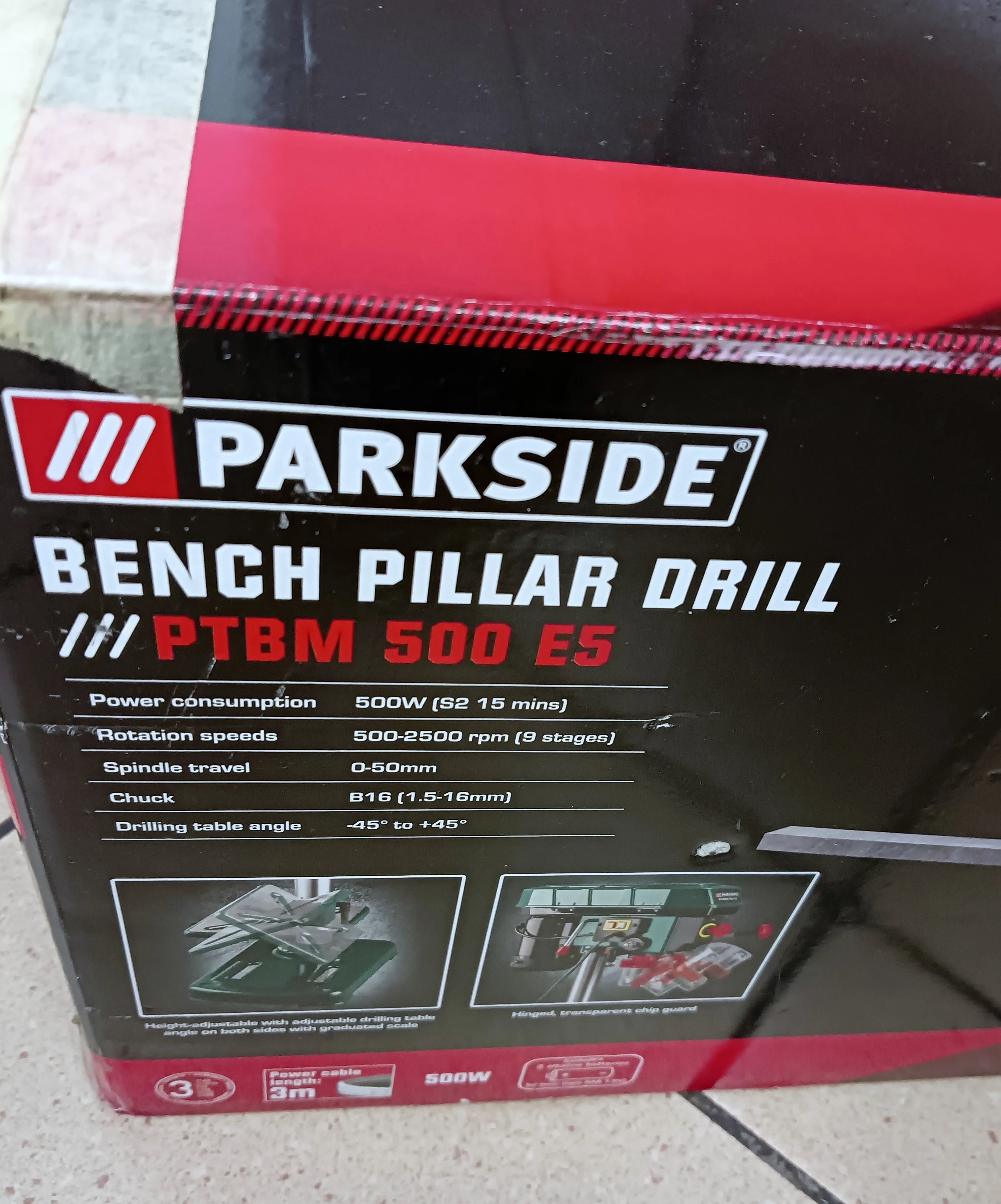 wiertarka-stolowa-parkside-ptbm-500-e5-kolumnowa-stan-uzywany