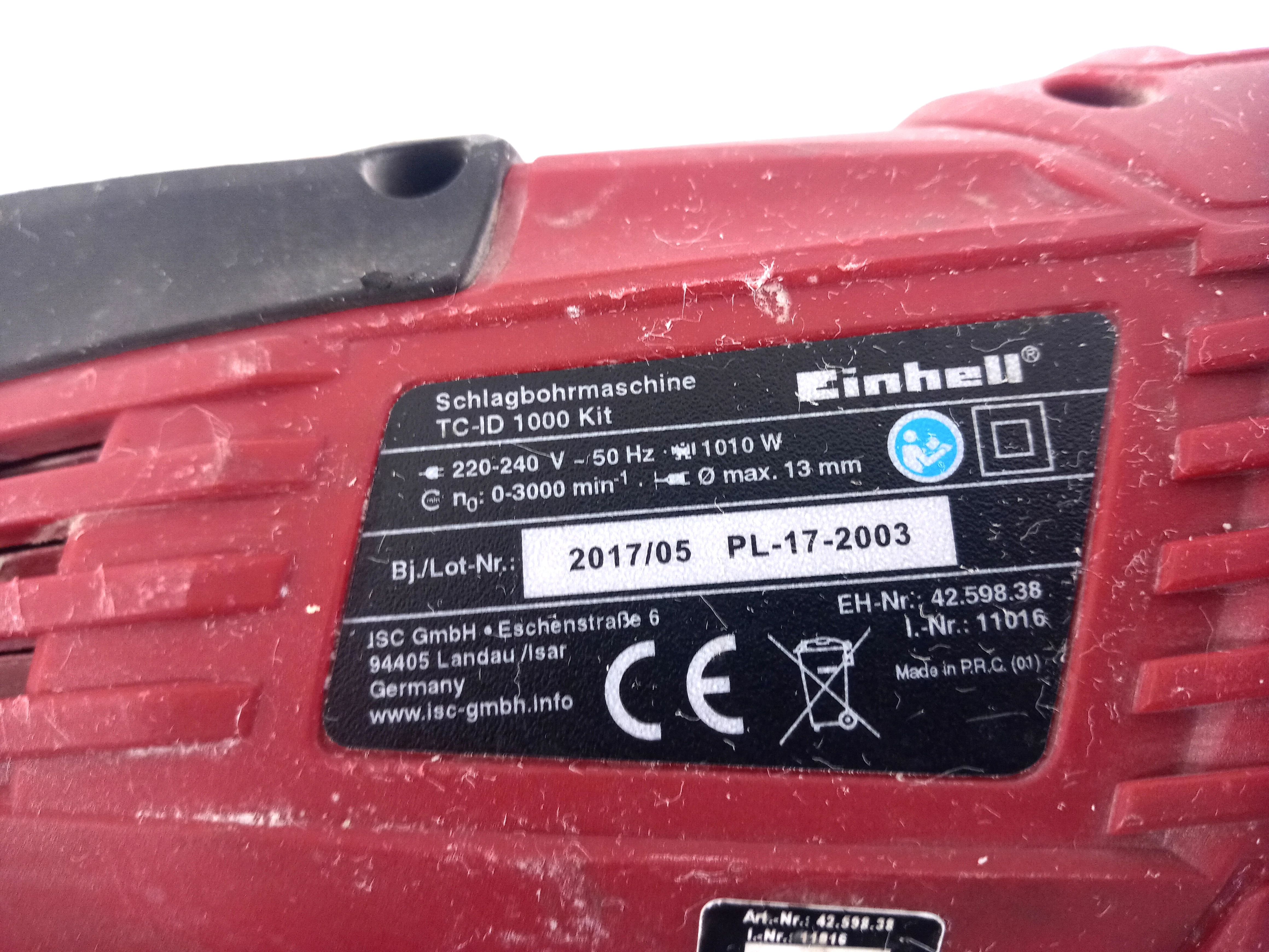 wiertarka-udarowa-einhell-tc-id-1000-kit-waga-wiertarki-210