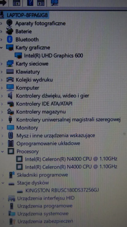 ASUS X543 CELERON N4000/4GB/256GB SSD/WIN10