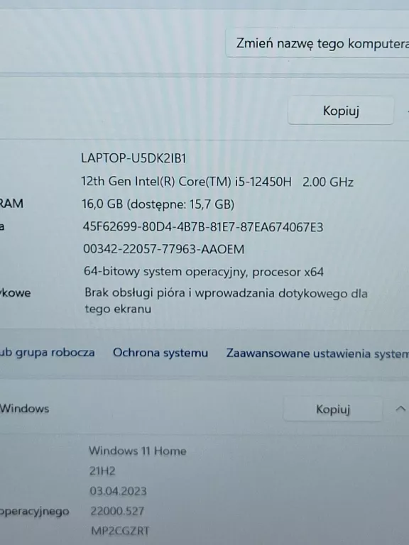 LENOVO IDEAPAD GAMING 3 15IAH7 RTX3060 RTV-AGD!