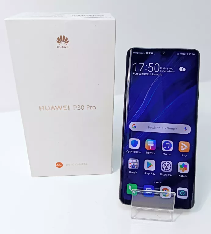 TELEFON HUAWEI P30 PRO 6/128GB KOMPLET ZADBANY