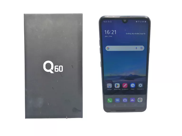 TELEFON LG Q60 3/64 GB 6,26 '' !! NA CZĘŚCI !!