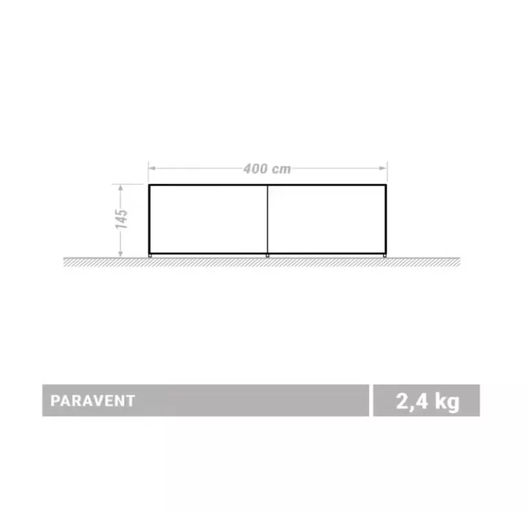 PARAWAN KEMPINGOWY QUECHUA 4X1,45 M DLA 6 OSÓB