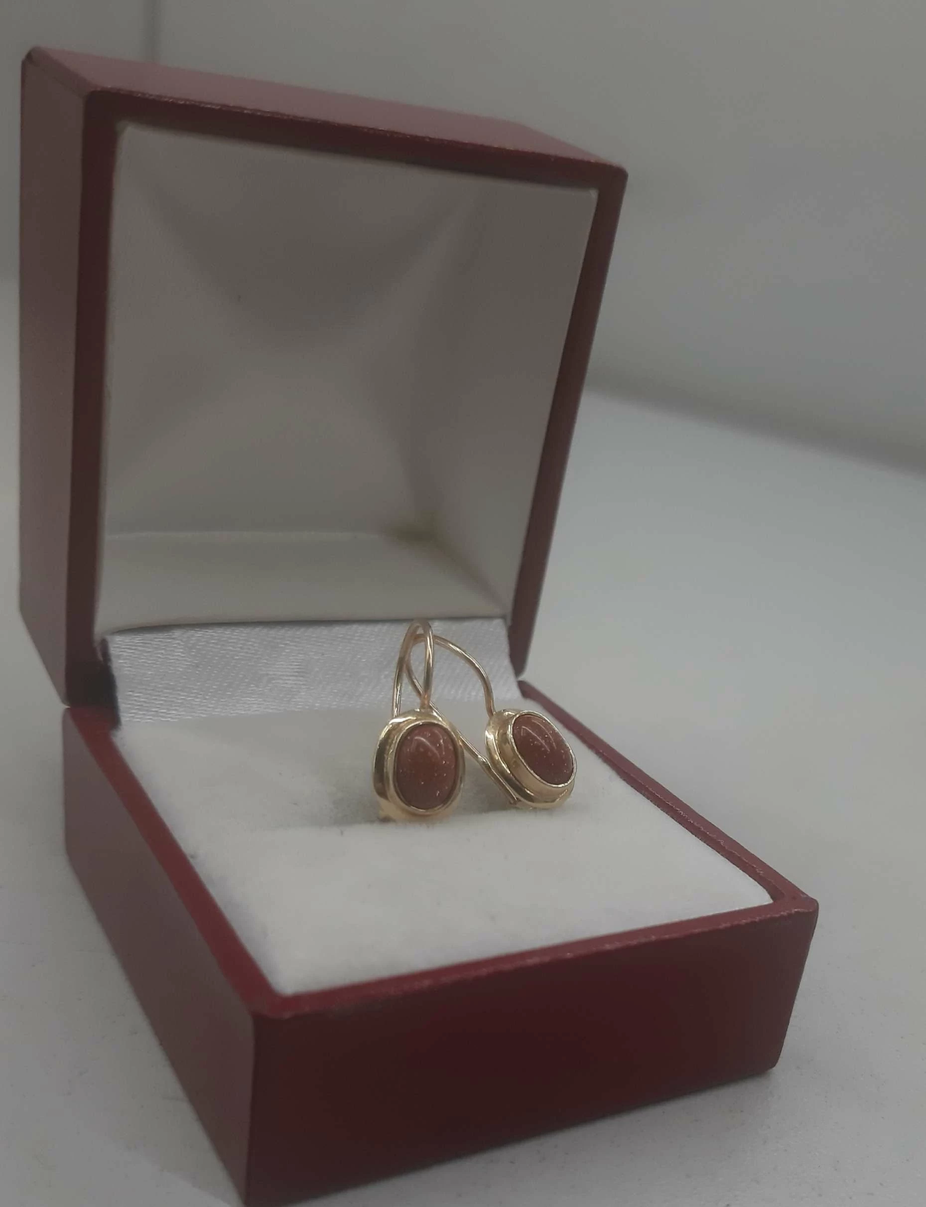 zlote-kolczyki-z-piaskiem-pustyni-585-okrzei-8-bystrzyca-klodzka