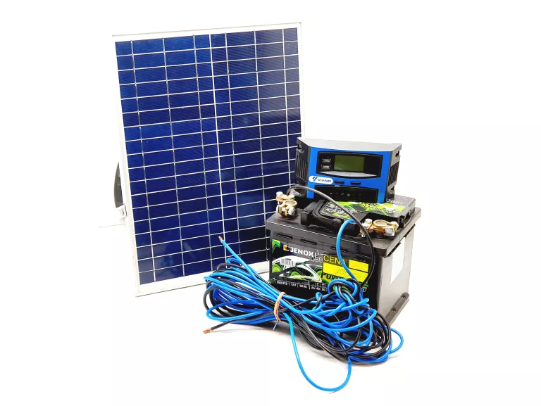ZESTAW SOLARNY 20W + AKUMULATOR JENOX 50AH