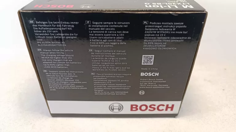 YTX7L-BS Bosch AGM 6Ah Motor accu, 100A, 12V