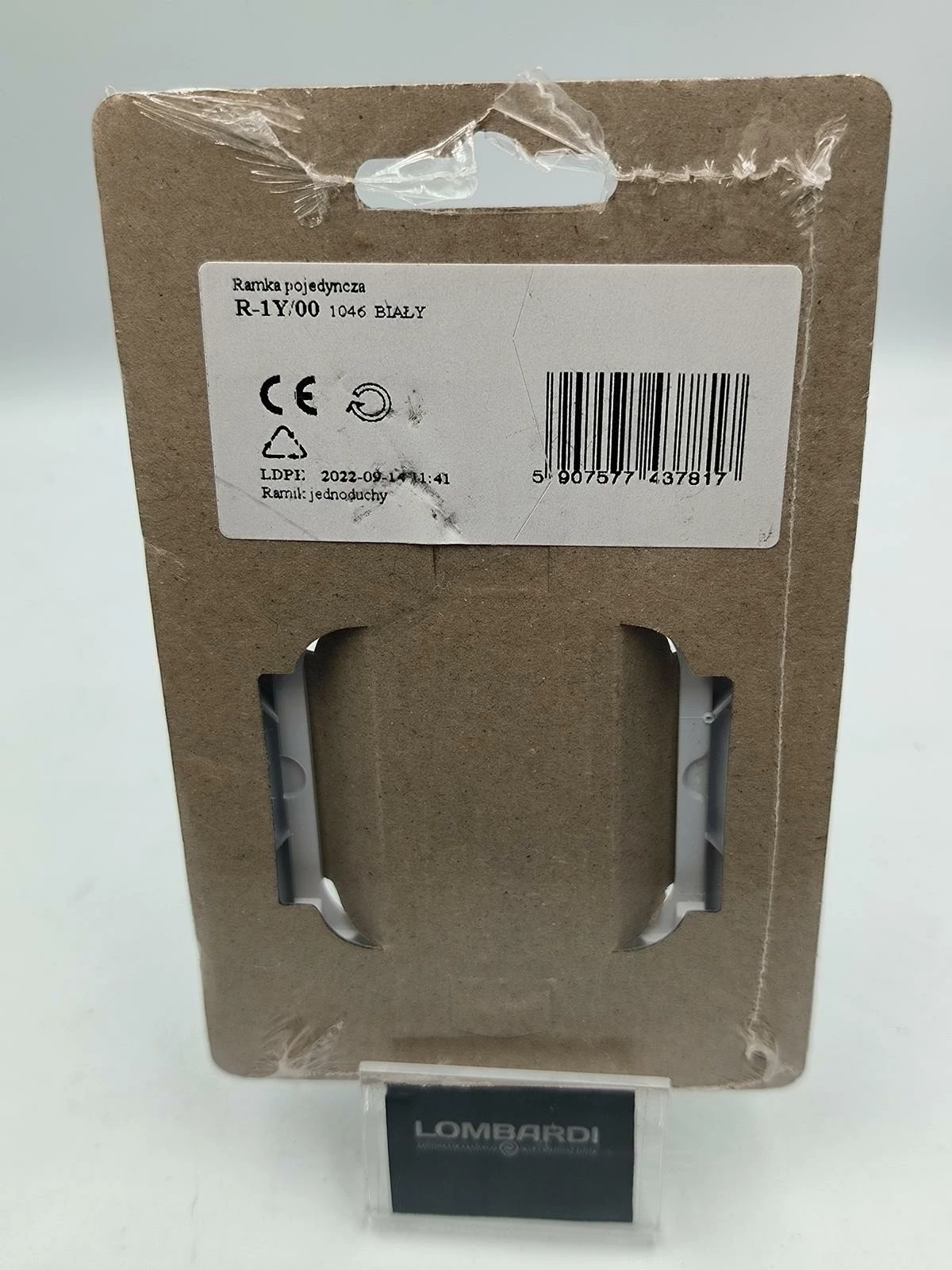 ramka-pojedyncza-ospel-impresja-kolor-bialy